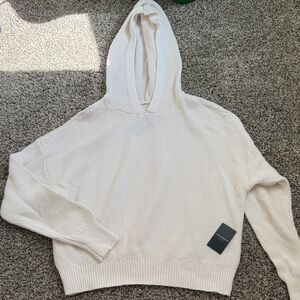 Lucky Brand Cream Hooded Sweater